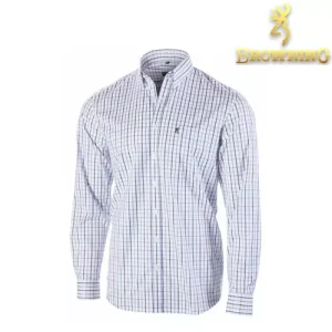 Chemise manches longues Browning James Bleu