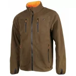 Veste polaire reversible orange marron Somlys