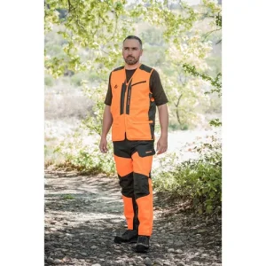 Pantalon cordura orange made in traque Somlys