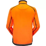 Veste polaire reversible orange /marron merkel