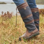 Bottes outdoor femme galway navy/brown – dubarry