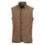 Gilet en tweed matelase cavendish laksen