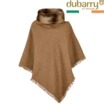 Poncho silverfir camel dubarry