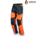 Pantalon cordura orange made in traque Somlys