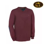 Pull col v welson club interchasse prune