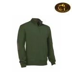 Pull col cheminee vert winsley club interchasse