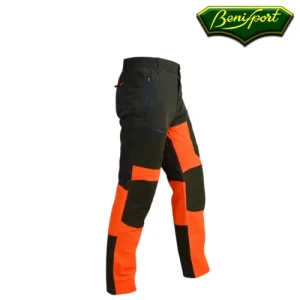 Pantalon impermeable avec protection bendis orange benisport