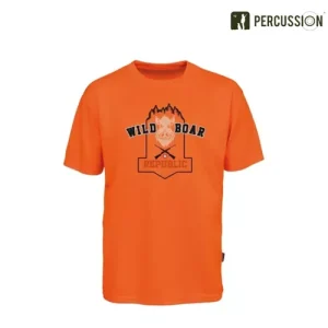 t-shirt wild boar republic orange Percussion