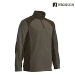 Polaire bi color kaki Percussion