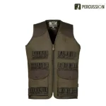 Gilet de chasse maxi tubes savane Percussion