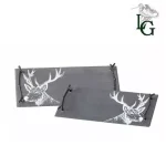 Set de 2 plateaux motif cerf Lovergreen