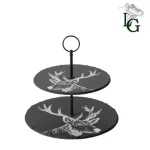 Presentoire en ardoise tete de cerf Lovergreen