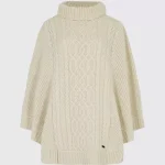 Poncho kilronan en merinos dubarry taille s/m