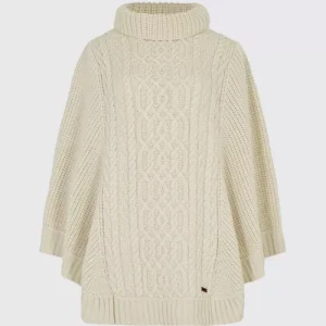 Poncho kilronan en merinos dubarry taille s/m