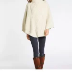 Poncho kilronan en merinos dubarry taille s/m