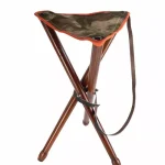 Siege de battue camo 65 cm avec bord orange