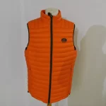 Veste matelasse sans manche orange philibert club interchasse