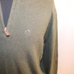 Pull col cheminee vert winsley club interchasse