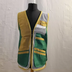 Gilet de ball trap bennisport chene vert