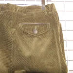 Pantalon velours demi saumur kaki Lovergreen