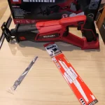 pack scie sabre electrique+ batterie einhellte-ap 750 pour decouper le gibier