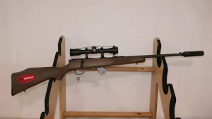 Carabine savage stevens 300 bois avec lunette et mds cal 22lr arme cat C