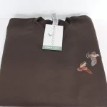 sweat col rond motif becasse Lovergreen