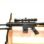 Pack carabine pallas ba 15 black bi pied +lunette cal 22lr arme cat C