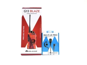 Talkie walkie g13 blaze midland avec oreillette