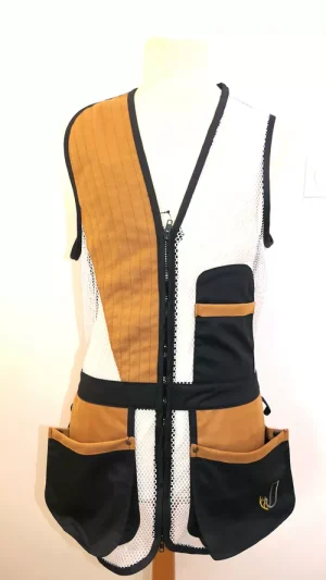 Gilet de ball trap luxe "atelier du fusil"