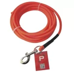 Longe tubulaire en pvc orange 10 metres pisteurs