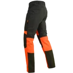 Pantalon impermeable avec protection bendis orange benisport
