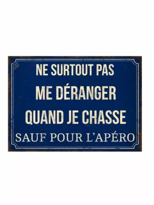 Plaque humouristique