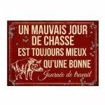 Plaque humouristique