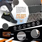 Guetres orange et putex riserva