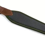 Bretelle carabine avec "charbon" cuir riserva