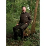 sweat vert motif becasse treeland