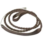 Flotte cuir tressée 130 cm pisteurs pour fouet de chasse