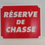 Panneau pvc reserve de chasse