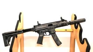 carabine lucansky arms stinger 9 custom glf avec moderateur bt cal 9x19
