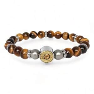 BRACELET ACIER ET PIERRES NATURELLES